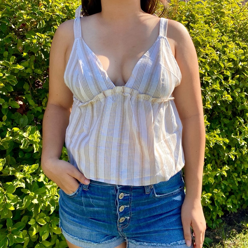 Striped tie not cami